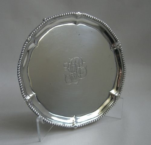 antique silver salver