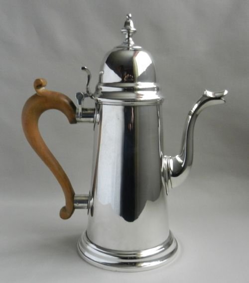 silver coffee pot