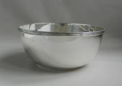 antique silver bowl