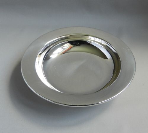 silver dish