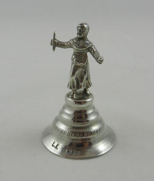 antique silver bell