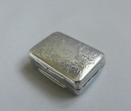 antique silver vinaigrette