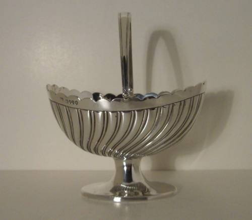 victorian silver sugar basket