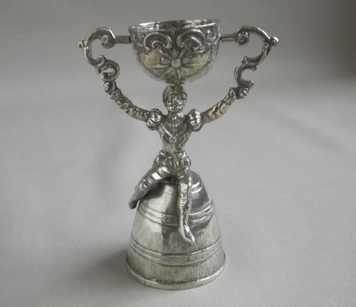 antique silver wager cup