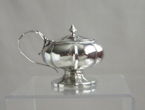 geo iv silver mustard pot