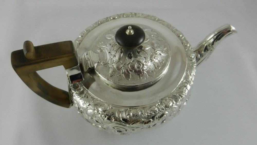 Antique Irish Silver Teapot. 274663