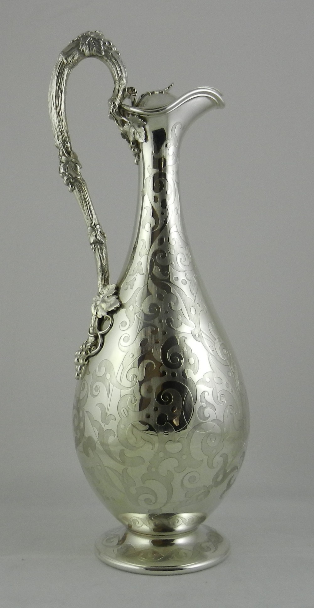 antique silver wine ewer