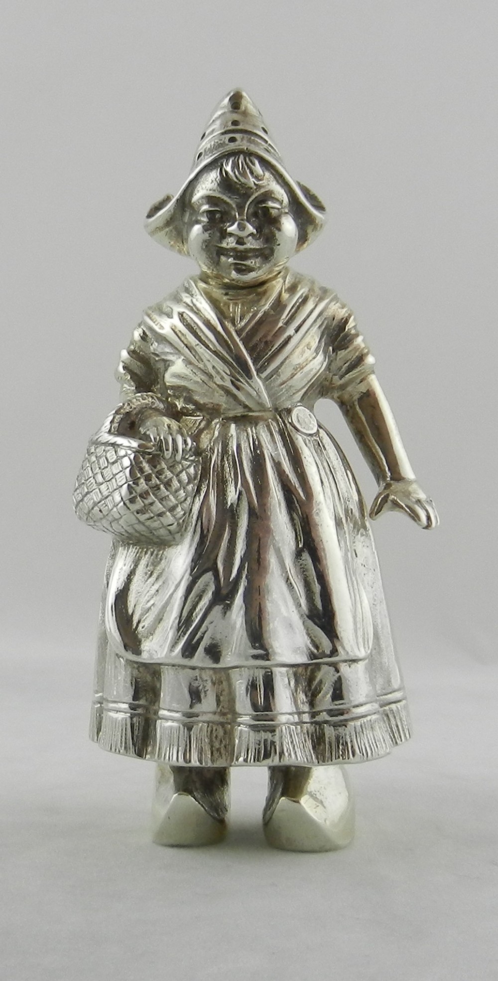 antique silver sugar caster