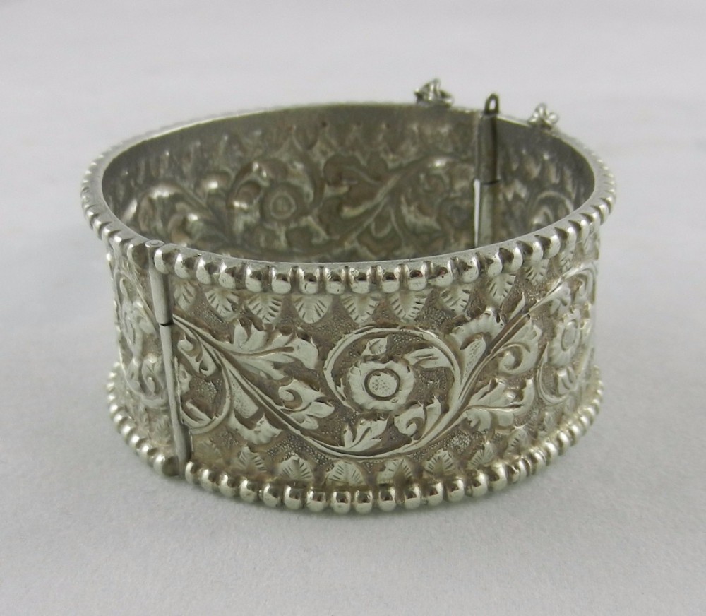 antique indian silver bangle