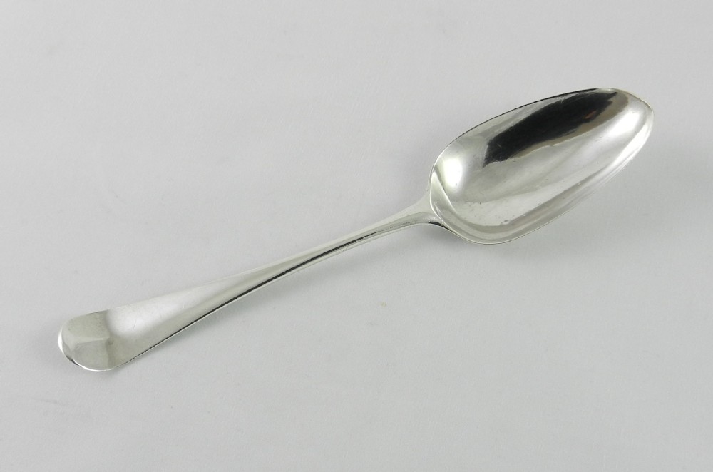 georgian silver serving spoon