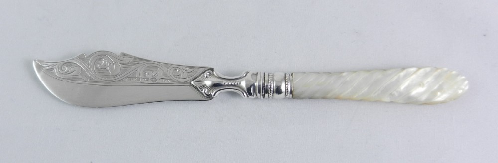 antique silver butter knife