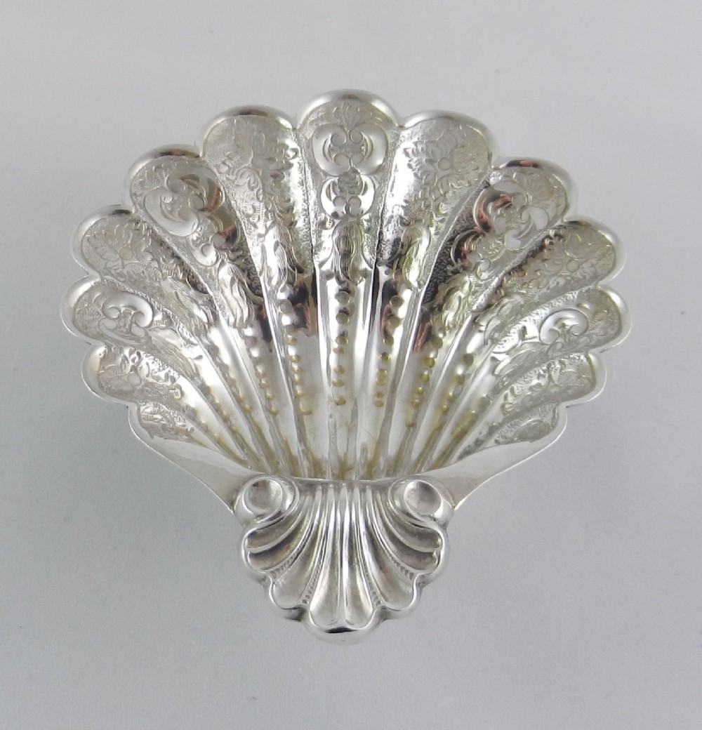 silver shell dish