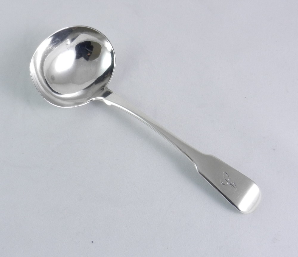 geoiii silver sauce ladle