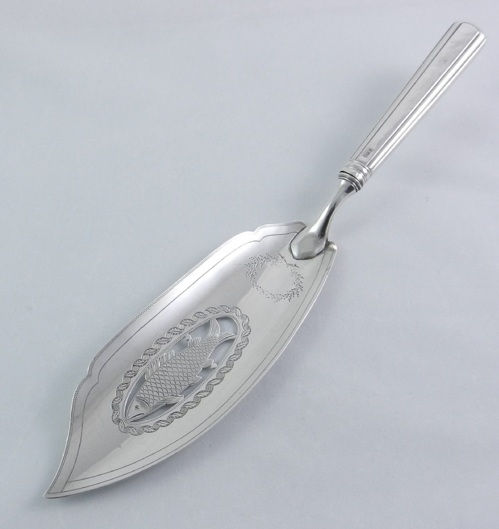 georgian silver fish slice