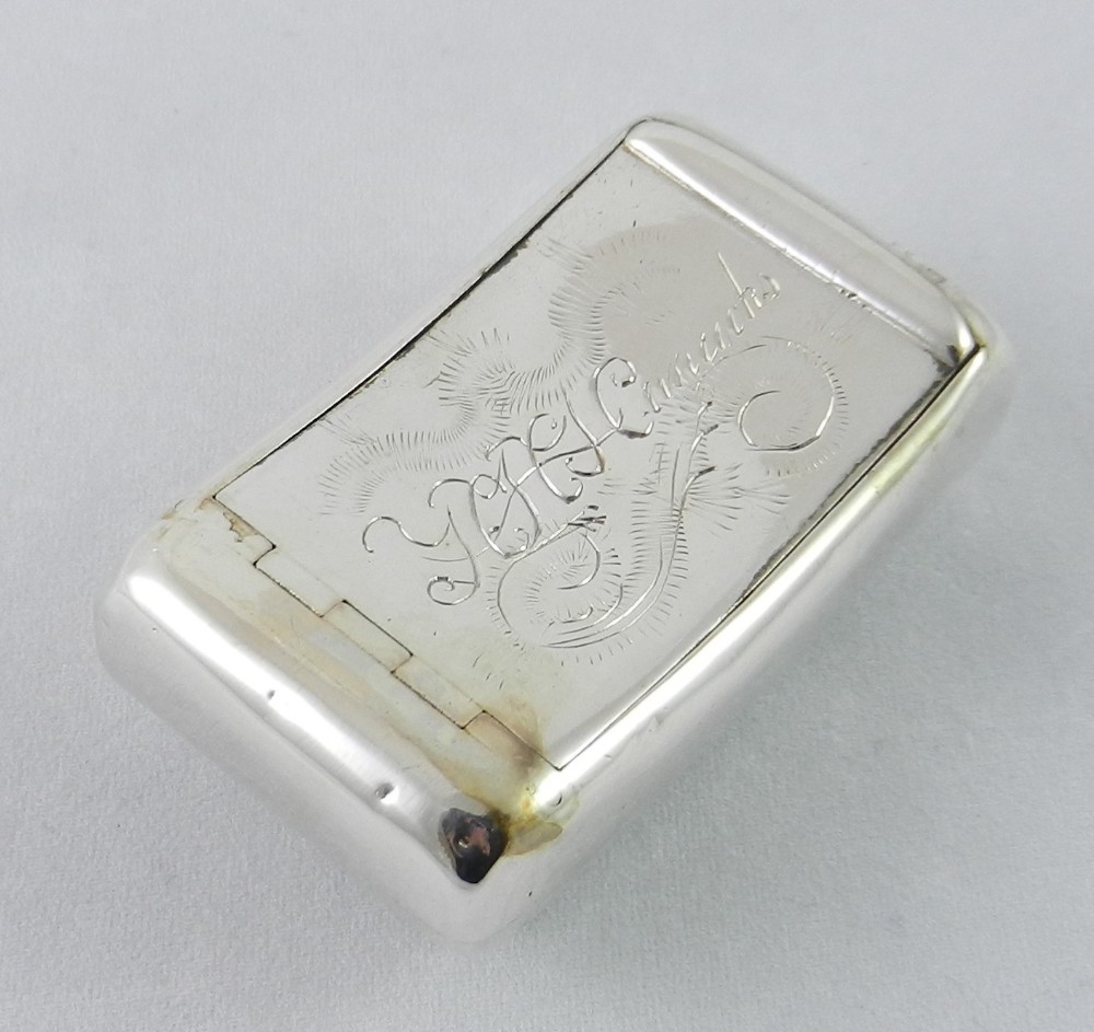 georgian silver snuff box