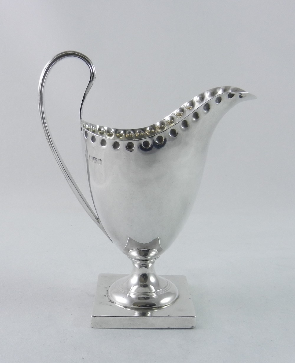 antique silver cream jug