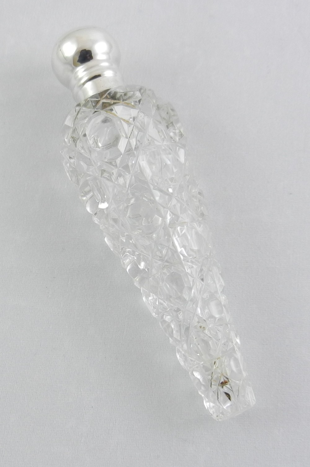 antique silvermounted scent bottle