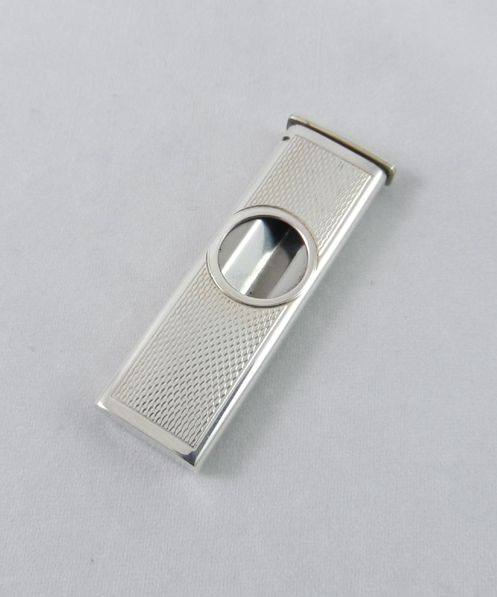 silver cigar cutter