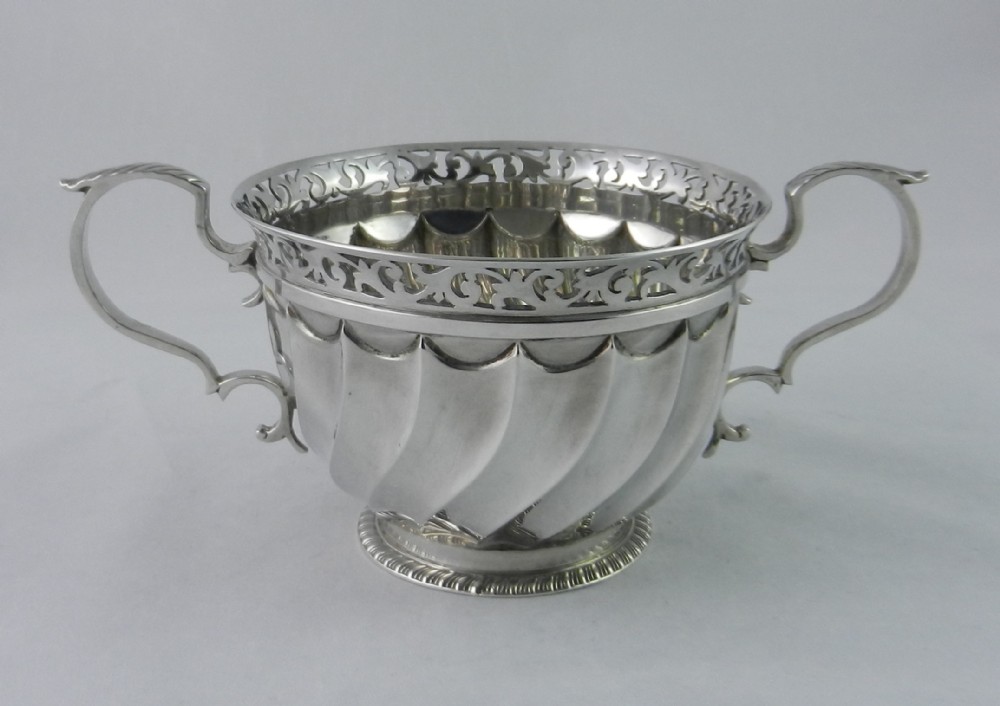 antique silver bowl