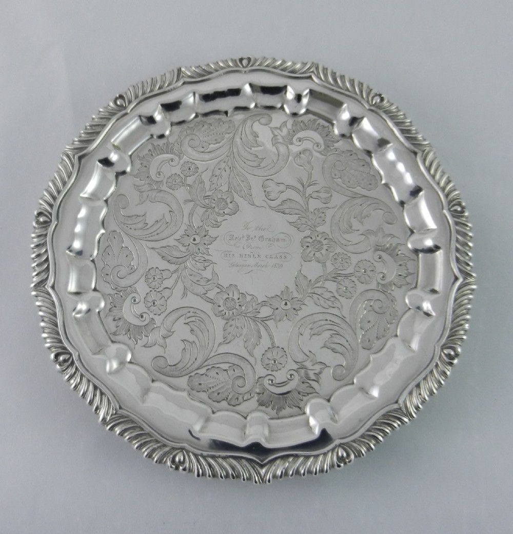 old sheffield plate salver