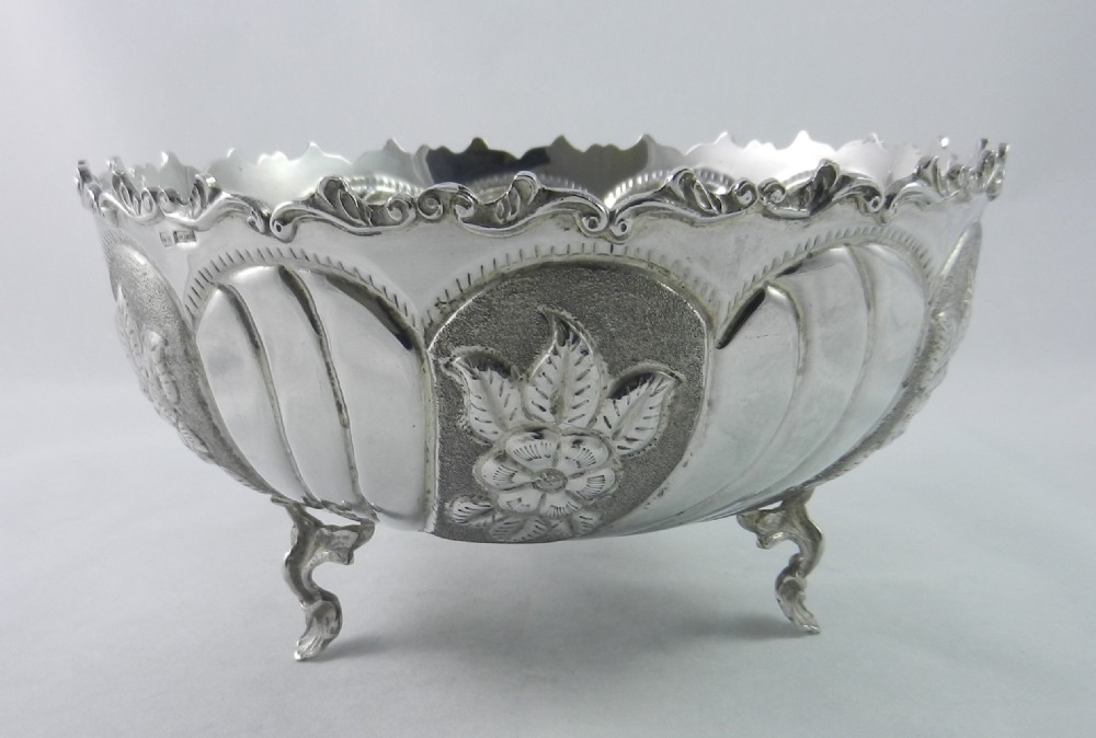 antique silver bowl