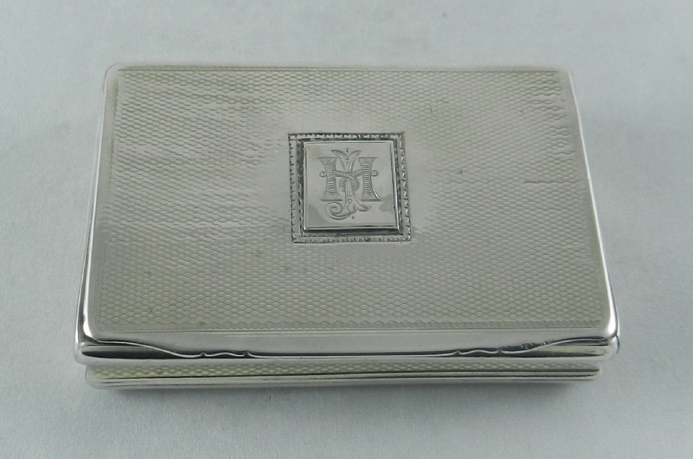 scottish georgian silver snuff box