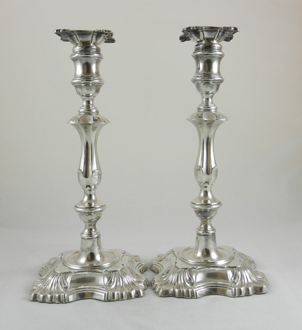 Antique Silver Candlesticks. 688240