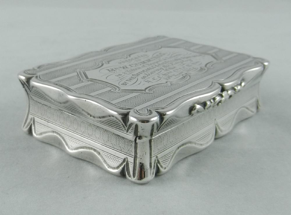 antique silver snuff box