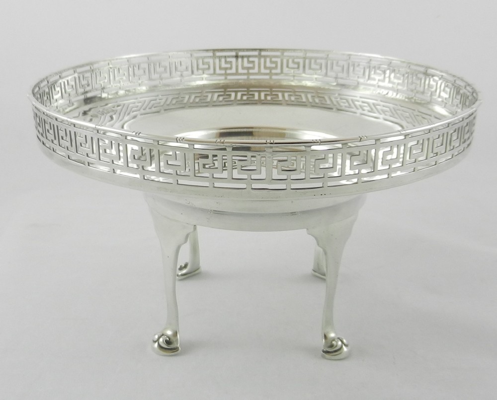 antique silver fruit bowl