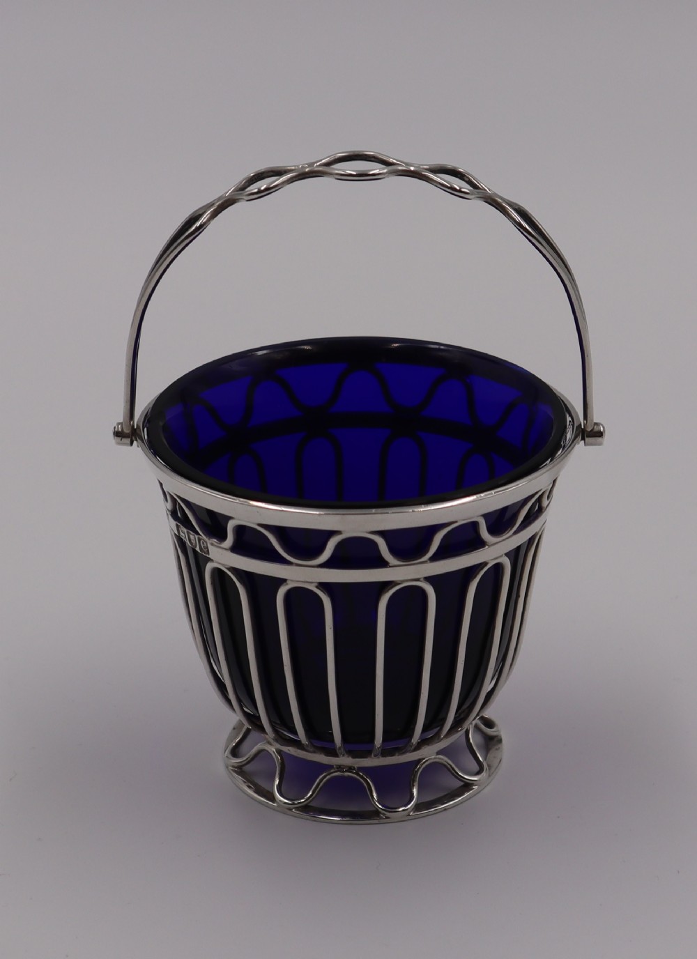 antique silver basket