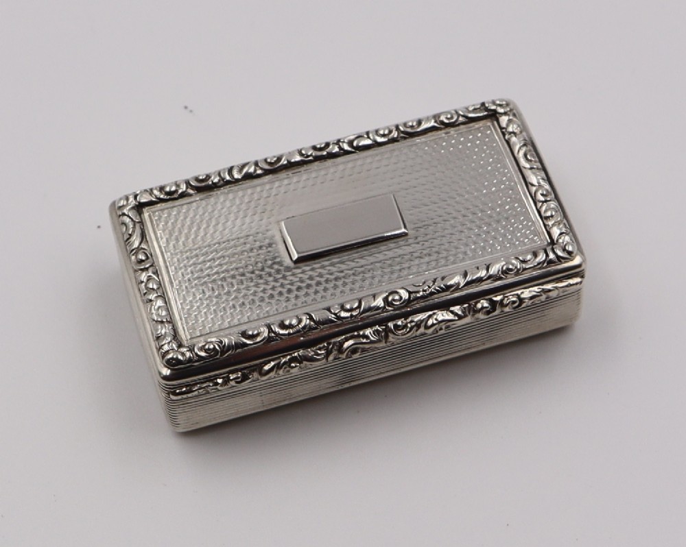 antique silver snuff box