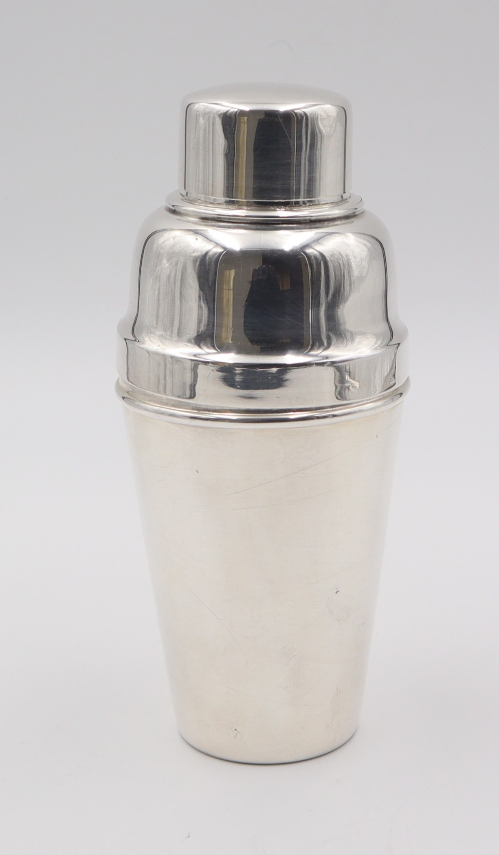 antique silverplated cocktail shaker