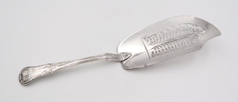 antique silver fish slice