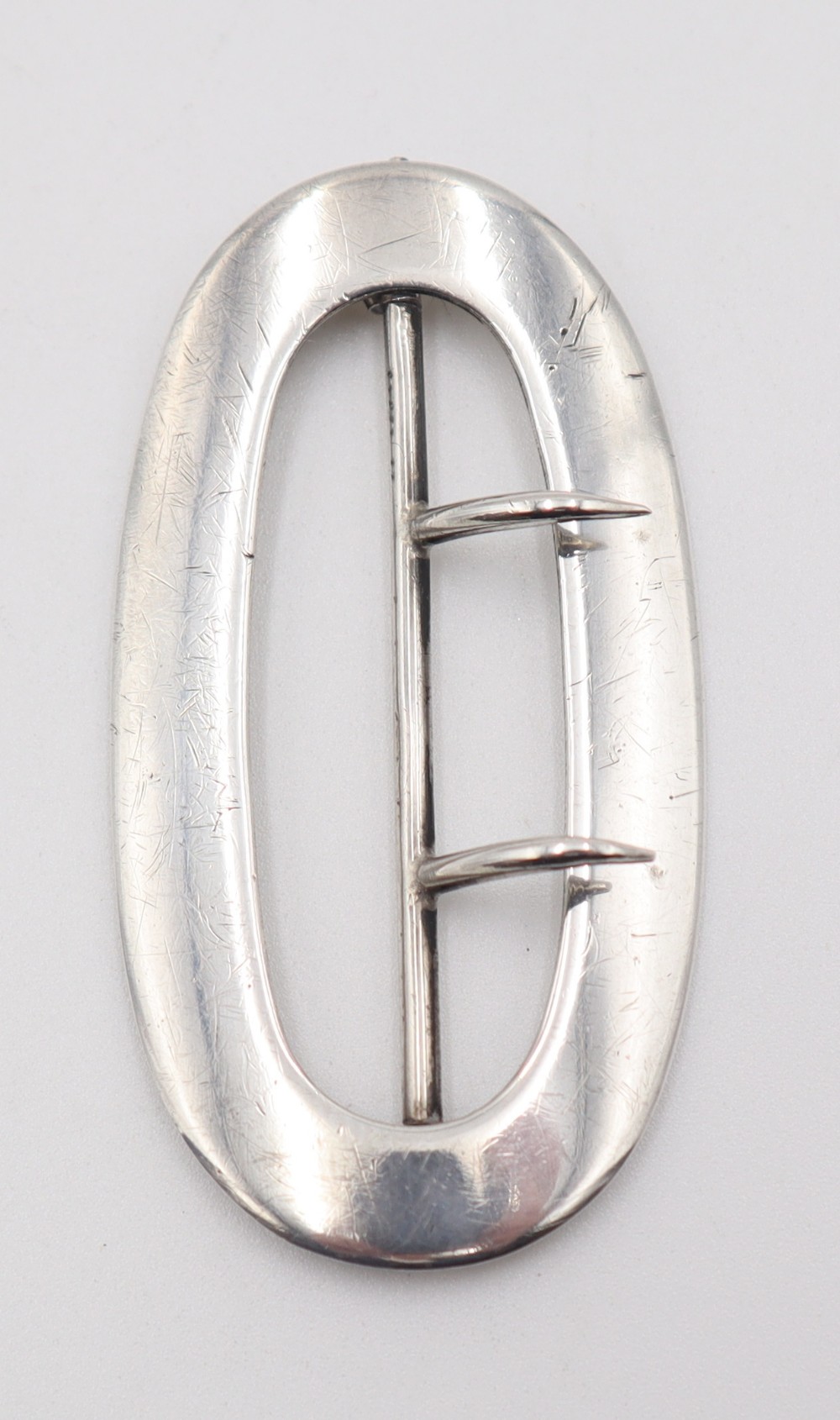 antique silver buckle